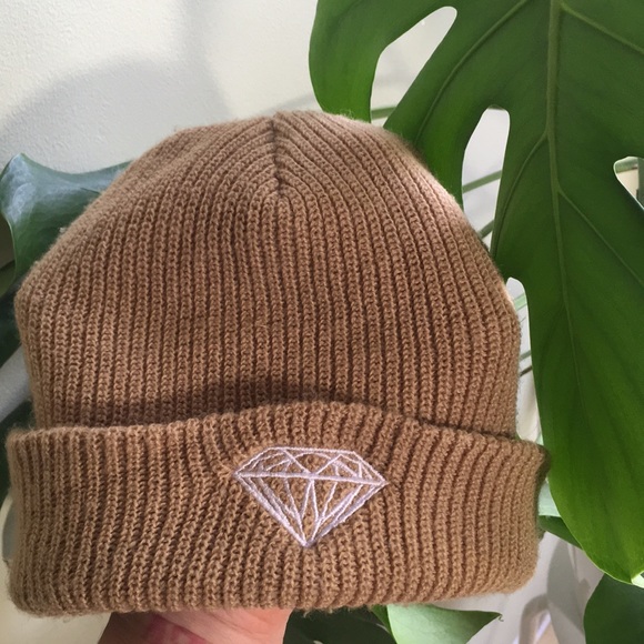 Accessories - Diamond Brilliant Fold Toque Beanie